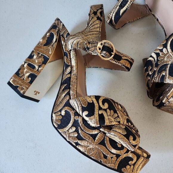 Tory Burch Platform Sandals "NEW" - Picture 10 of 16